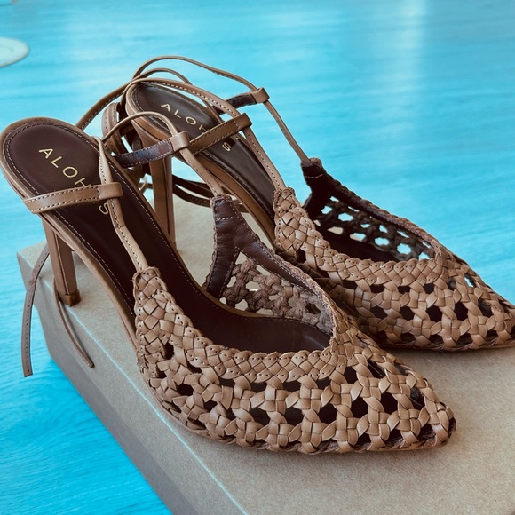 ALOHAS Shoes - ALOHAS Sandstorm Camel Heel 7.5